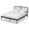 Baxton Studio Dora Modern and Contemporary Industrial Black Finished Metal Queen Size Platform Bed 187-11629-Zoro - alternate 3